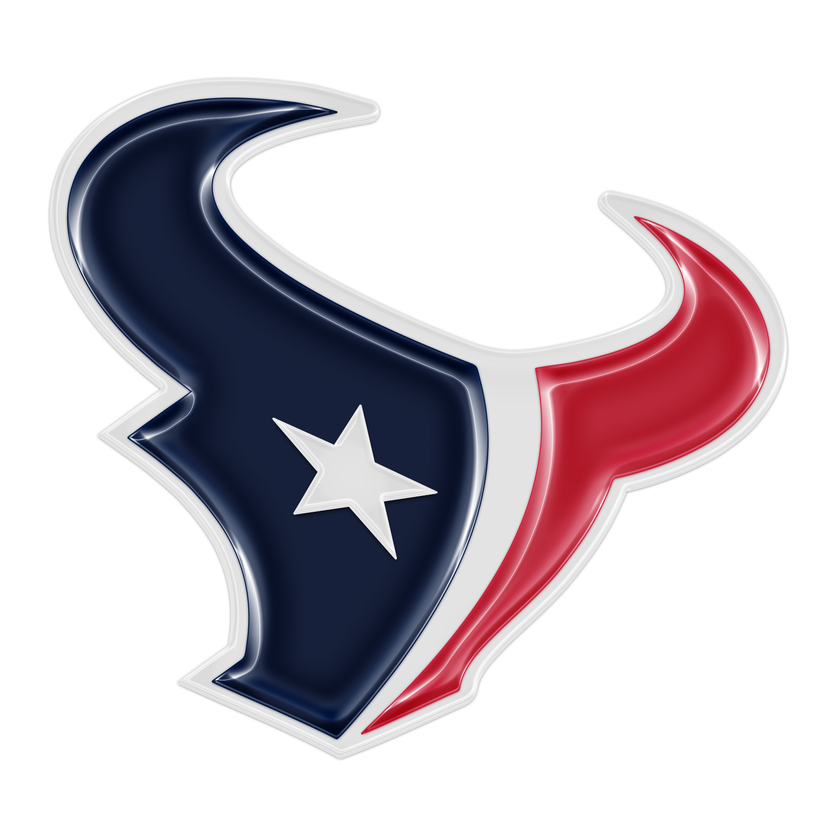 Houston Texans Crystal Logo iron on paper